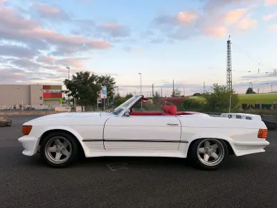 Gebraucht Mercedes SL350 185 PS (136 kW) 1972 Weiß Cabrio