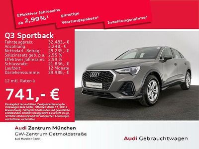 Chronosgrau metallic Gebraucht 2022 Audi Q3 Sportback Sport SUV | 32.483 € (Fairer Preis)