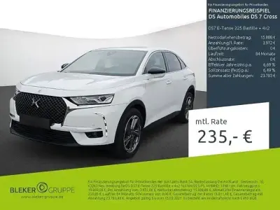 Brugt DS Automobiles DS7 Crossback Bastille Plus 225 HK (165 kW) 2022 Hvid SUV