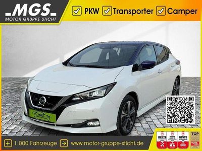 Gebraucht Nissan Leaf N-Connecta 110 kW (150 PS) 2021 Blau Kleinwagen