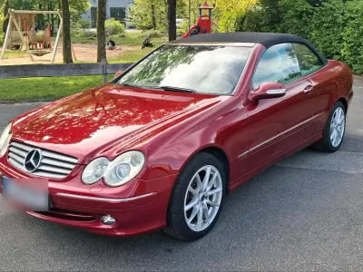 Second-hand Mercedes CLK200 163 CP (119 kW) 2004 Roșu Cabrio