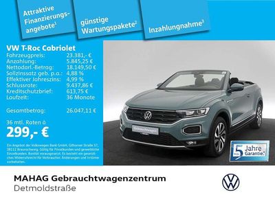 Occasion VW T-Roc Cabriolet Active 150 PK (110 kW) 2021 Groen Cabriolet