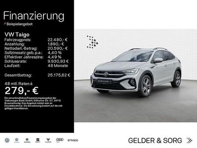 Gebraucht VW Taigo R-line 110 PS (80 kW) 2022 Grau SUV