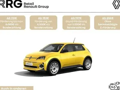 Nuova Renault R5 Evolution 89 kW (122 CV) 2026 Giallo Utilitaria