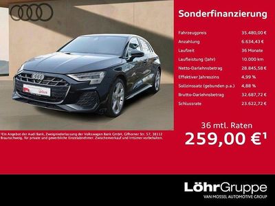 Gebraucht Audi A3 S-Line 150 PS (110 kW) 2025 Mythosschwarz metallic Limousine