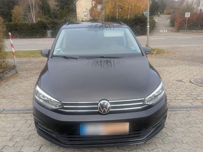 Gebraucht VW Touran Highline 150 PS (110 kW) 2020 Schwarz Van / Kleinbus