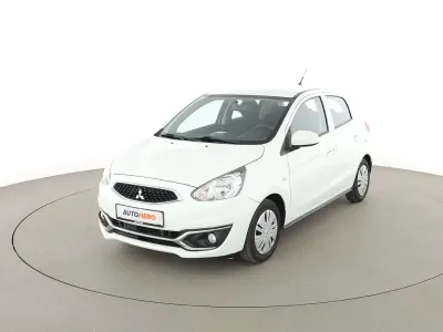 Gebraucht Mitsubishi Space Star Basis 71 PS (52 kW) 2019 Weiß Kleinwagen