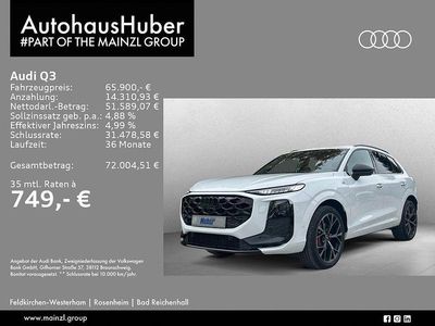 Gebraucht Audi Q3 Sport 266 PS (195 kW) 2025 Gletscherweiß metallic SUV