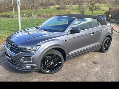Gebraucht VW T-Roc Cabriolet R-line 150 PS (110 kW) 2020 Grau Cabrio