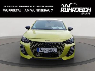 Neu Peugeot 208 Allure 74 PS (54 kW) 2025 Gelb Kleinwagen