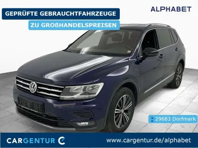 Gebraucht VW Tiguan Allspace Comfortline 200 PS (147 kW) 2021 Blau SUV