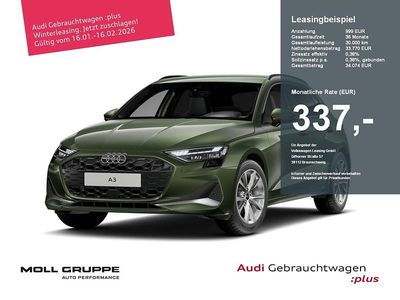 Distriktgrün metallic Gebraucht 2025 Audi A3 Advanced Limousine | 33.770 € (Superpreis)