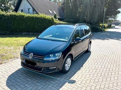 Gebraucht VW Sharan Comfortline 150 PS (110 kW) 2016 Schwarz Van / Kleinbus