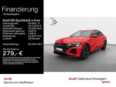 Rot Gebraucht 2023 Audi Q8 Sportback e-tron S-Line SUV | 53.980 € (Fairer Preis)