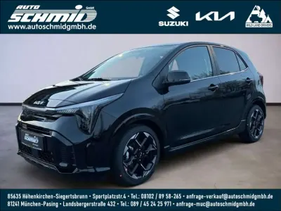 Uusi Kia Picanto GT-Line 68 HP (50 kW) 2025 Musta Viistoperä