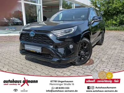 Gebraucht Toyota RAV4 Hybrid Edition 178 PS (130 kW) 2021 Tiefschwarz mica SUV
