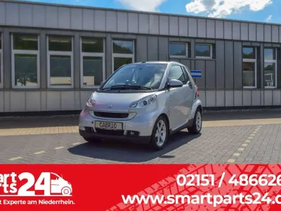 Gebraucht Smart ForTwo Cabrio Passion 71 PS (52 kW) 2009 Tridionzelle silbe Cabrio
