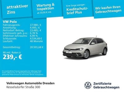 Gebraucht VW Polo Style 95 PS (69 kW) 2022 Grau Kleinwagen