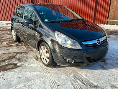 Gebraucht Opel Corsa 85 PS (62 kW) 2010 Schwarz Kleinwagen