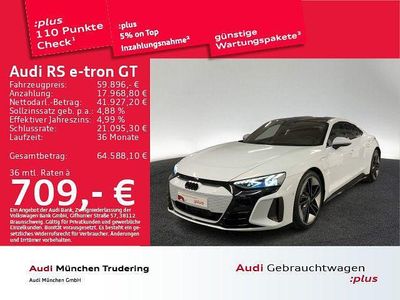 Gebraucht Audi e-tron GT quattro Sport 439 kW (598 PS) 2022 Grau Limousine