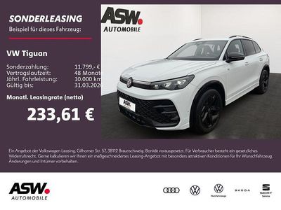 Pure white uni Neu 2025 VW Tiguan R-line SUV | 58.995 € (Teuer)