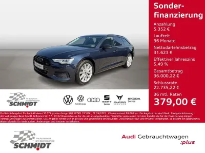 Gebraucht Audi A6 Design 286 PS (210 kW) 2022 Firmamentblau metallic Kombi