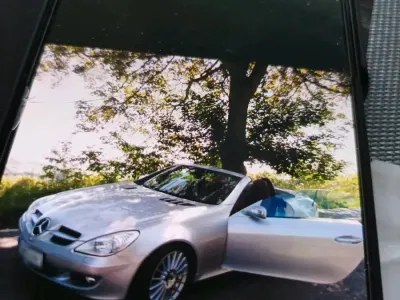 Usata Mercedes SLK200 163 CV (119 kW) 2004 Argento Cabrio