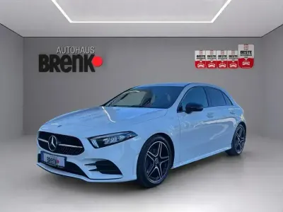 Brugt Mercedes A200 AMG line 163 HK (119 kW) 2021 Hvid Sedan
