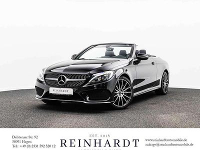 Usata Mercedes C250 AMG line 211 CV (155 kW) 2018 Nero Cabrio