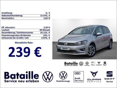Gebraucht VW Golf Sportsvan Sound 150 PS (110 kW) 2017 Silber Van / Kleinbus