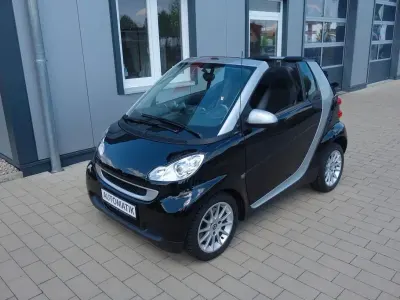 Brugt Smart ForTwo Cabrio Passion 71 HK (52 kW) 2008 Sort Cabriolet