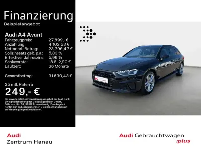 Gebraucht Audi A4 S-Line 204 PS (150 kW) 2023 Mythosschwarz metallic Kombi