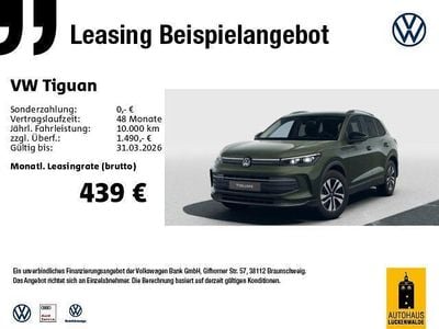 Neu VW Tiguan 150 PS (110 kW) 2026 Grün SUV