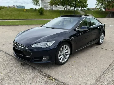 Gebraucht Tesla Model S 309 kW (421 PS) 2014 Blau Kleinwagen