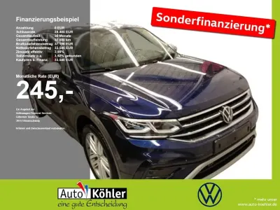 Gebraucht VW Tiguan Allspace Elegance 150 PS (110 kW) 2024 Atlantic blue metallic SUV