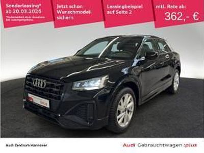 Gebraucht Audi Q2 S-Line 150 PS (110 kW) 2025 Schwarz (0e mythosschwarz metallic) SUV