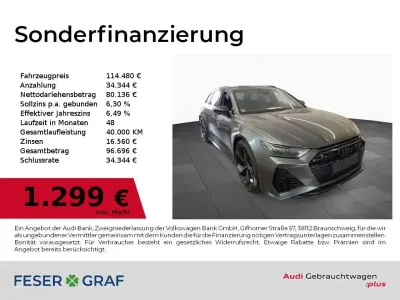 Gebraucht Audi RS6 Performance 630 PS (463 kW) 2023 Daytonagrau perleffekt Kombi