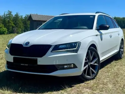 Brugt Skoda Superb SportLine 150 HK (110 kW) 2017 Hvid Stationcar