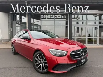 Brugt Mercedes E220 Night 194 HK (142 kW) 2021 Rød Stationcar