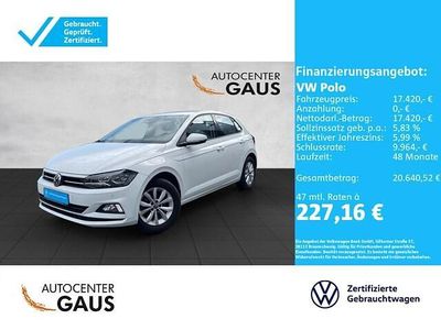 Gebraucht VW Polo Highline 110 PS (80 kW) 2021 Weiß Kleinwagen