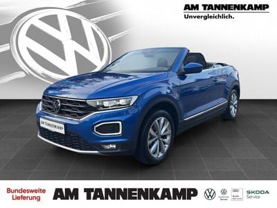 Gebraucht VW T-Roc Cabriolet Style 150 PS (110 kW) 2021 Blau (metallic) Cabrio