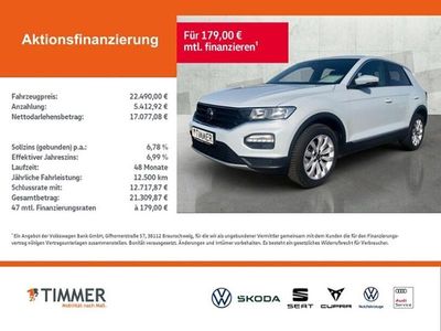 Second-hand VW T-Roc Sportline 150 CP (110 kW) 2021 Argintiu SUV