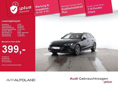Mythosschwarz metallic Gebraucht 2024 Audi A4 S-Line Kombi | 41.470 € (Teuer)