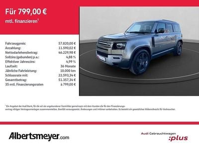 Gebraucht Land Rover Defender 249 PS (183 kW) 2022 Silber SUV