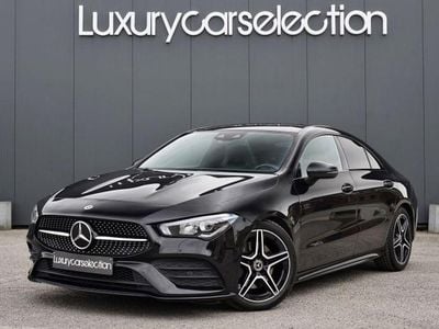 Brugt Mercedes CLA200 AMG line 150 HK (110 kW) 2021 Sort Sedan