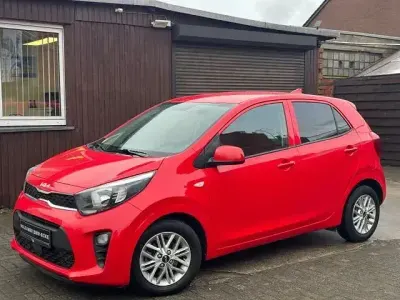 Brugt Kia Picanto Vision 67 HK (49 kW) 2022 Rød Hatchback
