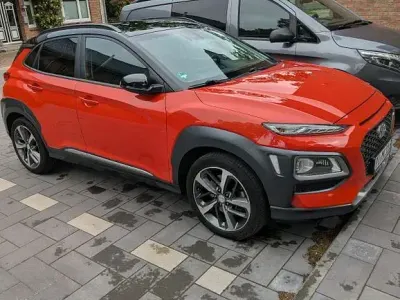 Gebraucht Hyundai Kona Premium 177 PS (130 kW) 2020 Orange SUV