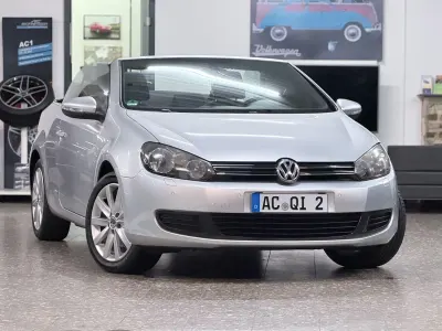 Gebraucht VW Golf Cabriolet 105 PS (77 kW) 2012 Silber Cabrio
