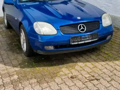 Gebraucht Mercedes SLK200 1997 Blau Cabrio