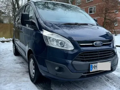 Gebraucht Ford Transit Custom 105 PS (77 kW) 2017 Blau Van / Kleinbus